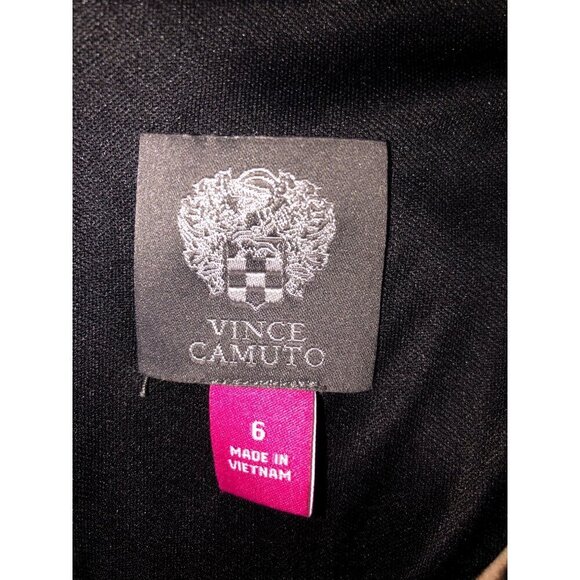 Vince Camuto Womens Size 6 Dress Leopard Animal Print Sheath Cap Sleeve Stretch - Picture 2 of 10